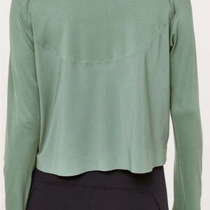 lululemon athletica green forest Another lap strong Long Sleeve Top